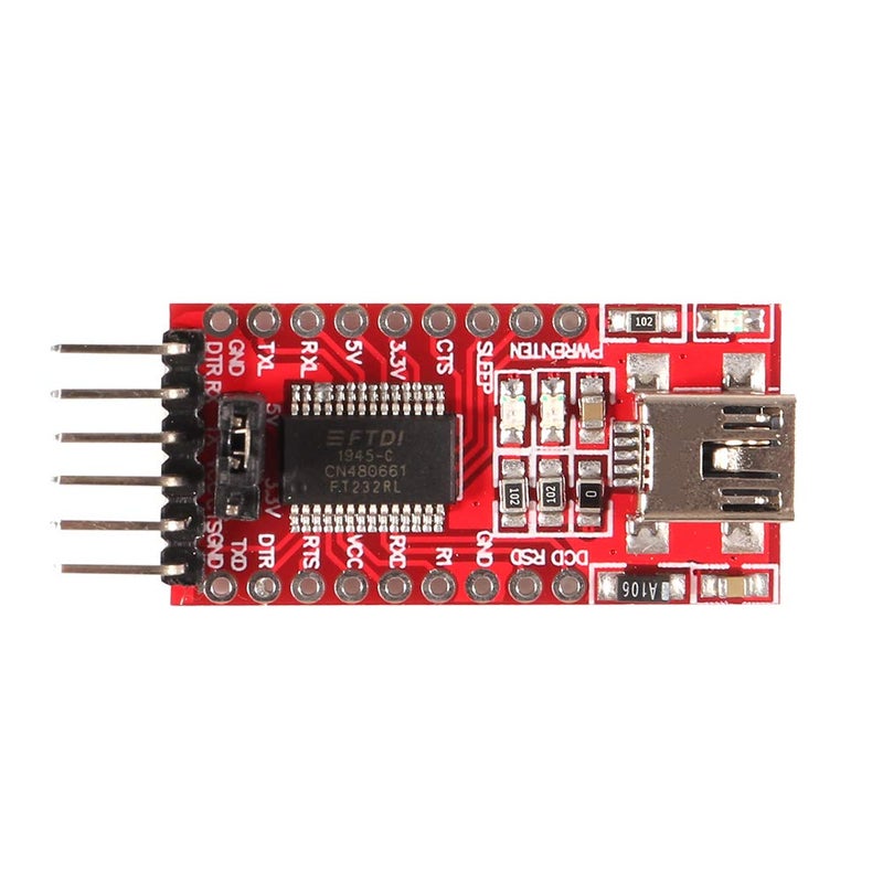 AITRIP 4pcs 3.3V 5V FT232RL FTDI Mini USB to TTL Serial Converter Adapter Module for Arduino Mini Port - Image 2